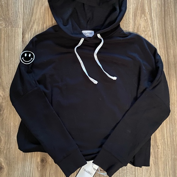 New Lauren Moshi Elements Check Heart Hoodie - Picture 4 of 10